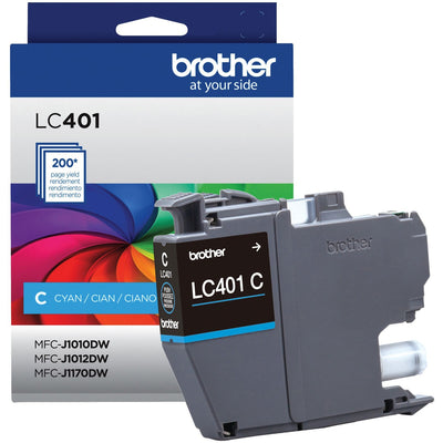 Brother Original Standard Yield Inkjet Ink Cartridge - Single Pack - Cyan -, 20EA/CT — view 1