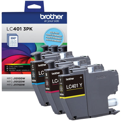 Brother Original Standard Yield Inkjet Ink Cartridge - CMY - 3 / Pack — view 1