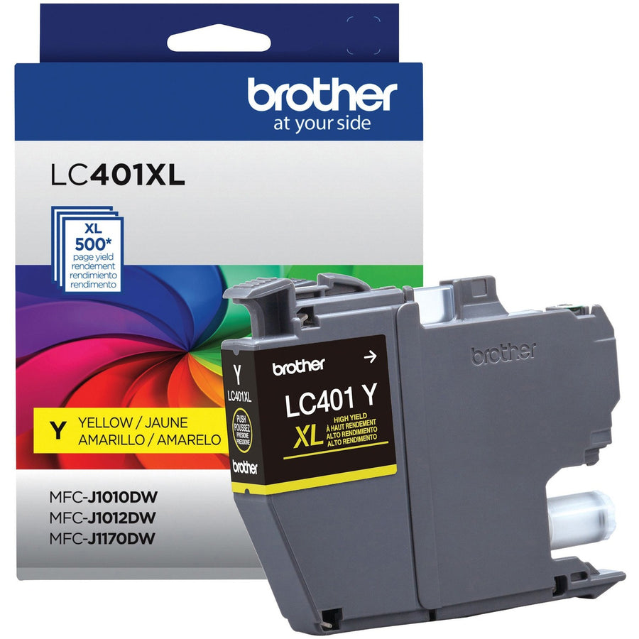 Brother LC401XLY Yellow Ink Cartridge, BRTLC401XLYS