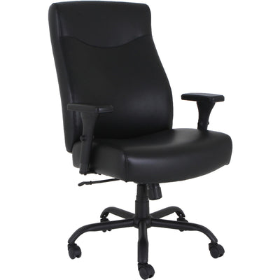 Lorell Big & Tall Executive High-Back Chair With Adjustable Arms, LLR48846
