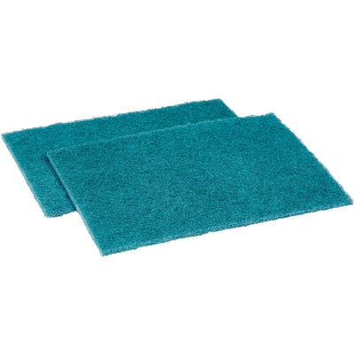 Genuine Joe Medium-duty Scouring Pad, Green, 20 / Carton, GJO18422