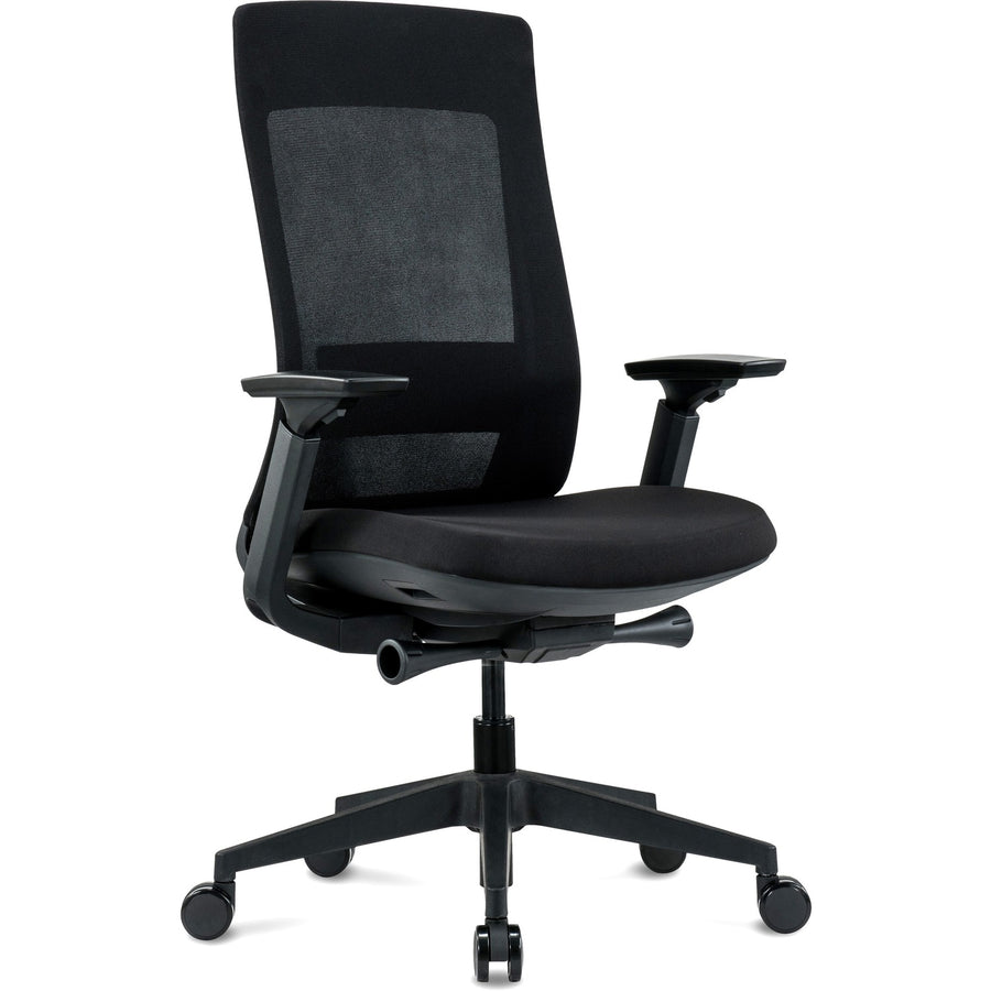 Eurotech Elevate Chair, 27" x 43.3", EUTELV2BLKFSBLK