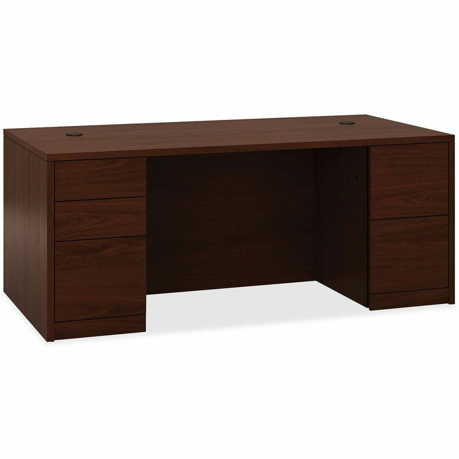 HON 10500 H105890 Pedestal Desk, Grommet, HON105890NN