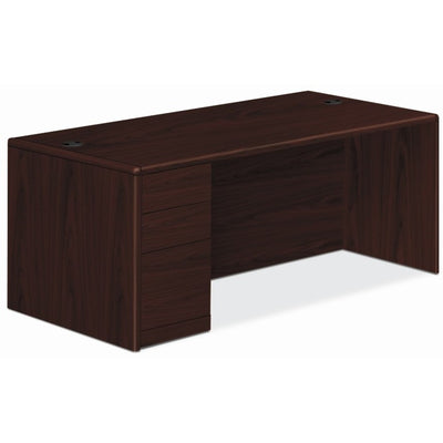 The HON HON 10700 H10702L Pedestal Desk, Brown, HON10702LNN