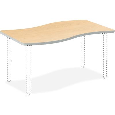 HON Build Series Ribbon Shape Tabletop, HONSW3054ENDK