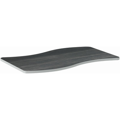 The HON HON Build Series Ribbon Shape Tabletop, Gray, HONSW3054ENLS1K