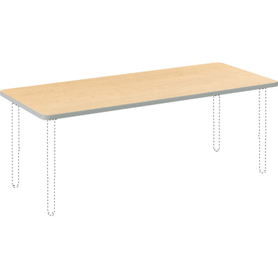 The HON HON Build Series Rectangular Tabletop, Beige, HONTR2460ENDK