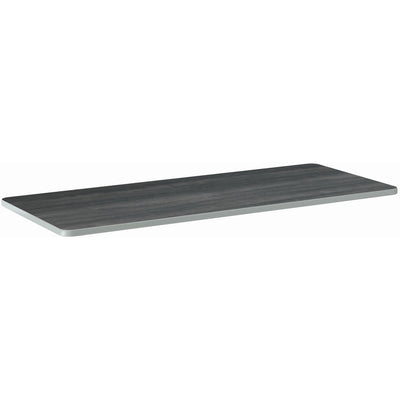 The HON HON Build Series Rectangular Tabletop, Gray, HONTR2460ENLS1K