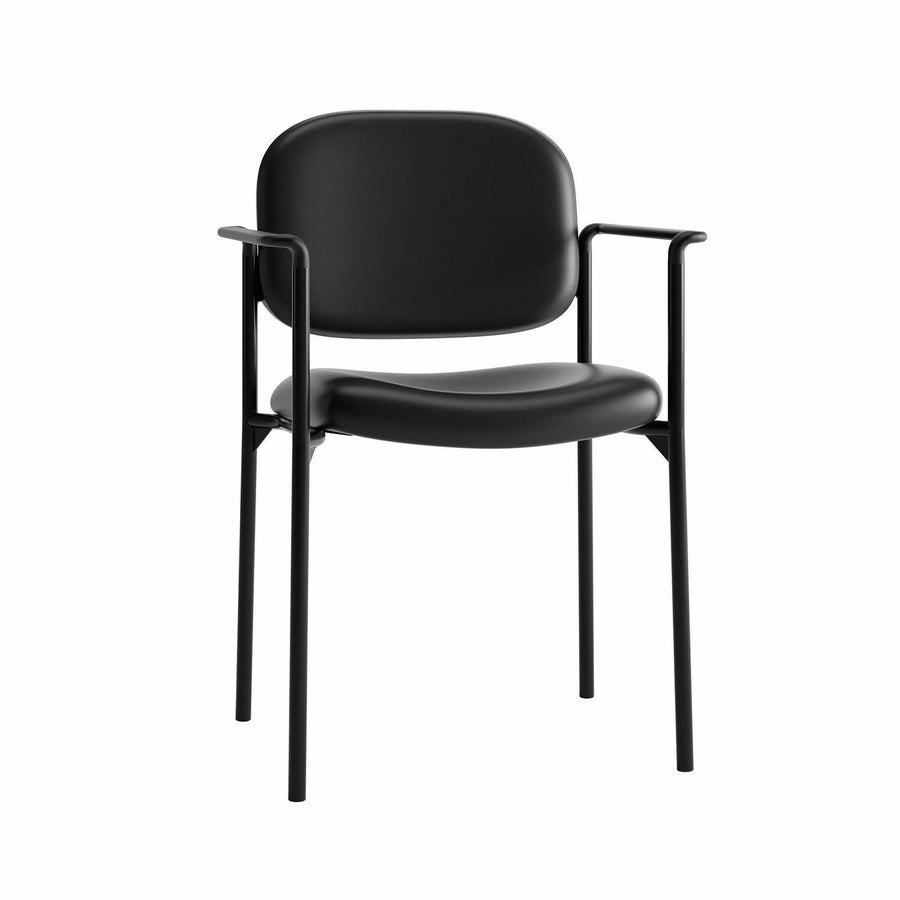HON Scatter Chair, Black, Padded Back, BSXVL616SB11