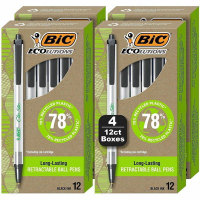 BIC Ecolutions Clic Stic Ballpoint Pen, 48 / Pack — view 1