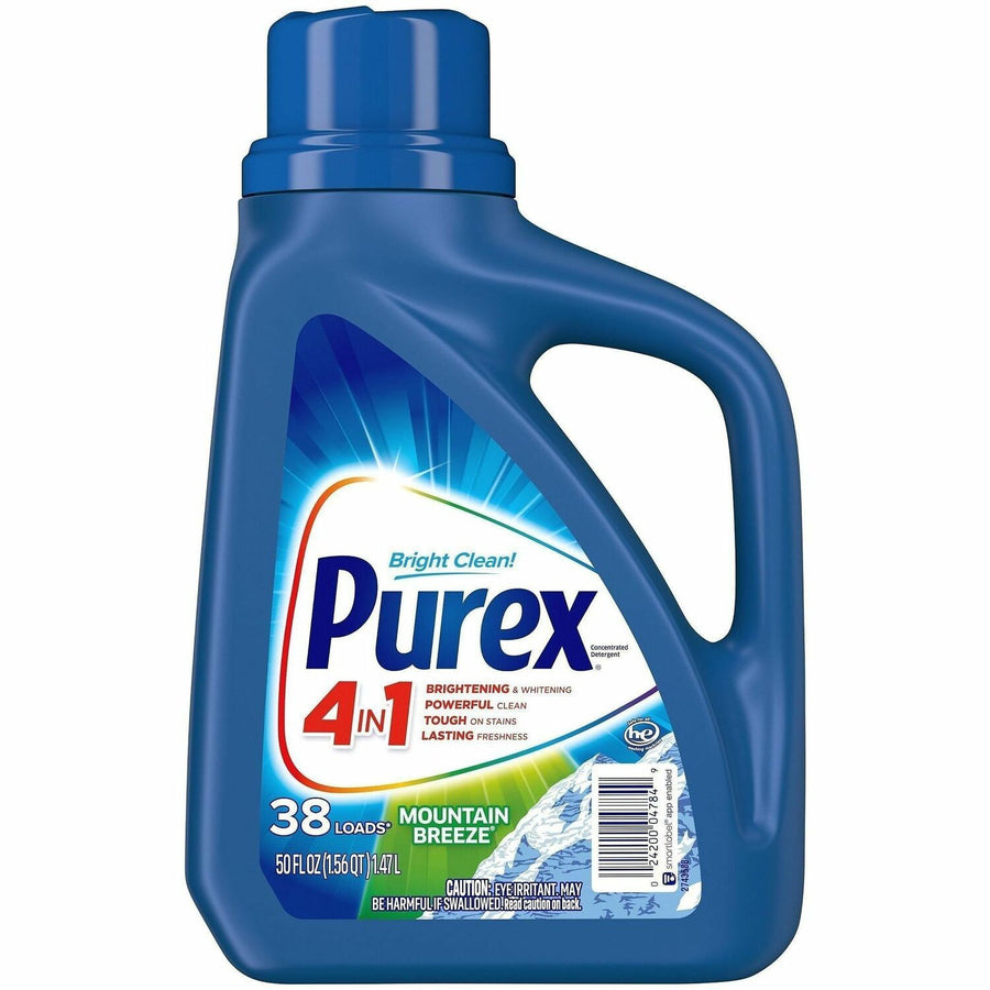 Purex Mountain Scent Liquid Detergent, Blue, 6 / Carton, DIA04784