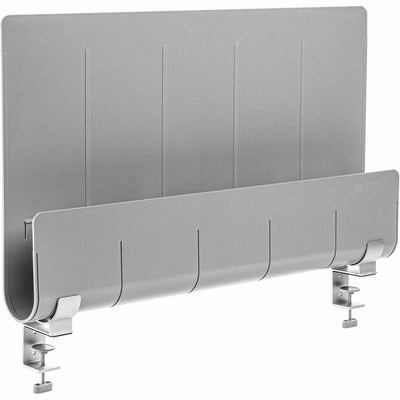 Deflecto Standing Desk Privacy Panel Organizer, Gray, DEF400005