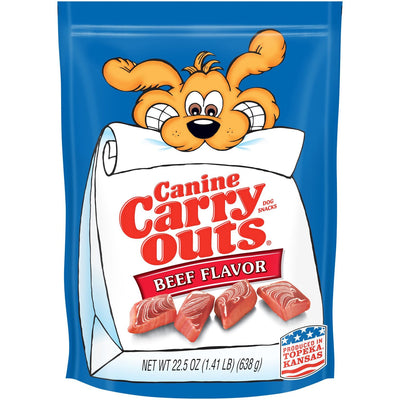 J.M. Smucker Canine Carryouts Beef Flavor Chewy Dog Treats, SMU52023