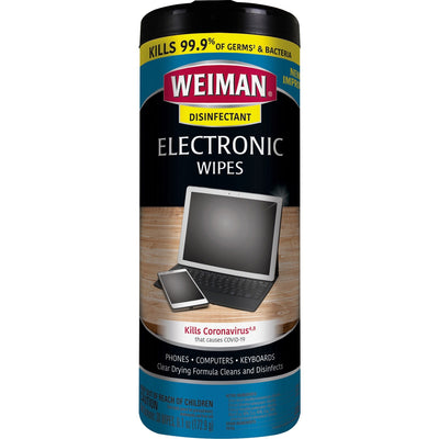 Weiman E-Tronic Wipes, White, WMN93A