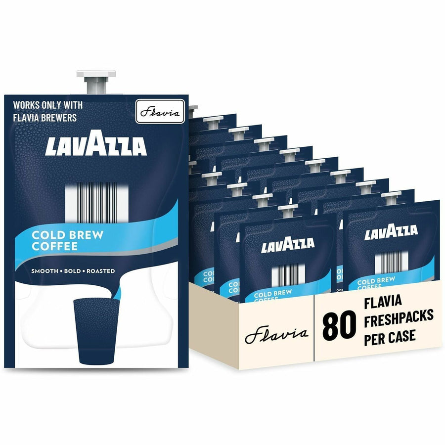 Flavia Cold Brew Coffee Freshpack, No Artificial Flavor, 80 / Carton, LAV48059