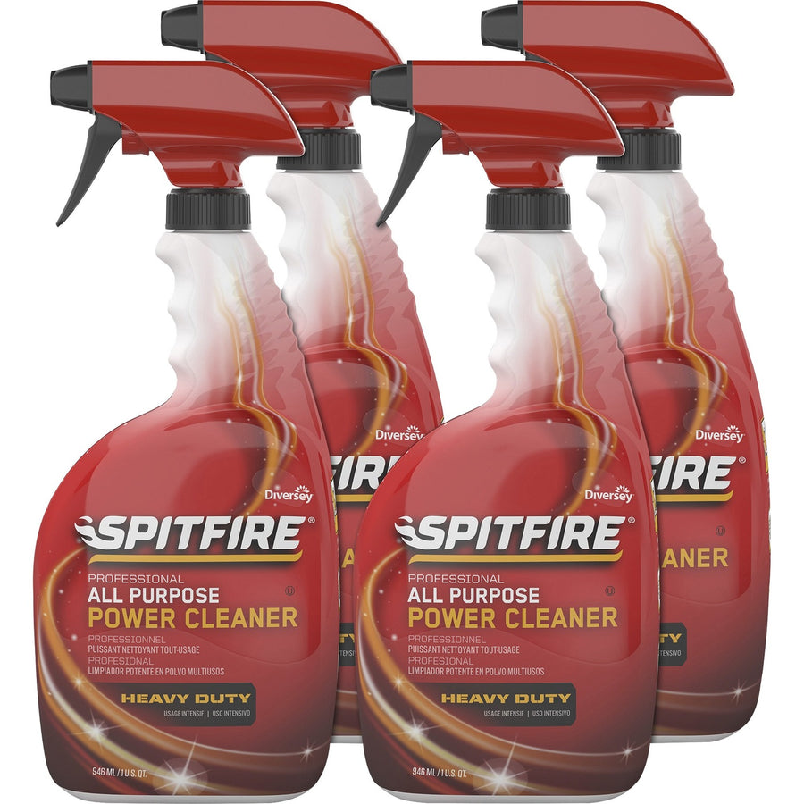 Diversey Spitfire Power Cleaner, Red, Heavy Duty, 4 / Carton, DVOCBD540038