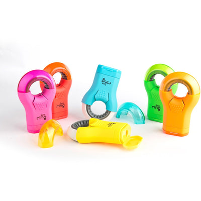 So-Mine Serve Ring Eraser & Sharpener, Multicolor, SRVRING8KTKR