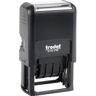 Trodat Ecoprinty 5-In-1 Date Stamp, 3" x 5", TDTE4756