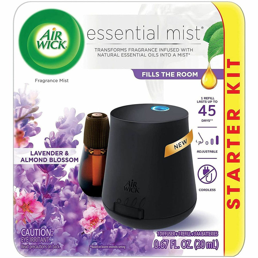 Air Wick Mist Scented Oil Diffuser Kit, Black, 1 Kit, RAC02034