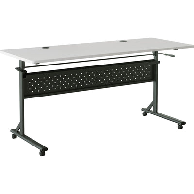 Lorell Shift 2.0 Flip and Nesting Mobile Table, Gray, LLR60766