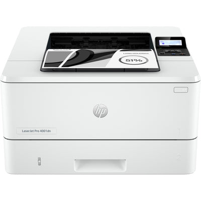 HP LaserJet Pro 4001dn Printer, 15" x 8.5", White, HEW2Z600F