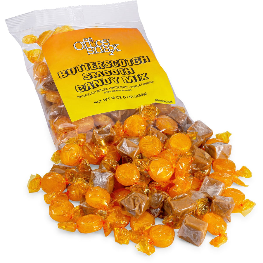 Office Snax Creamy & Smooth Delights Candy, Individually Wrapped, OFX00665