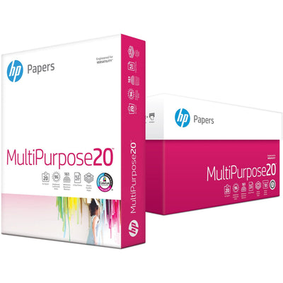 HP Papers Multipurpose20 Copy Paper - White, 8 1/2" x 11", 40 / Pallet, HEW112000PL