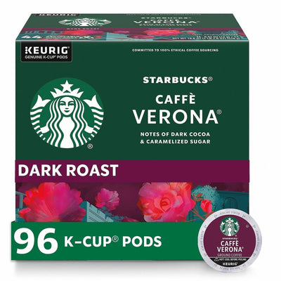 Starbucks K-Cup Caffe Verona Coffee, 4 / Carton, SBK12434951CT