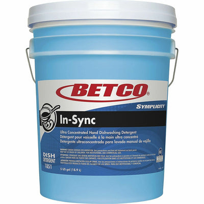 Betco Simplicity In-Sync Dishwashing Liquid, Blue, BET18510500