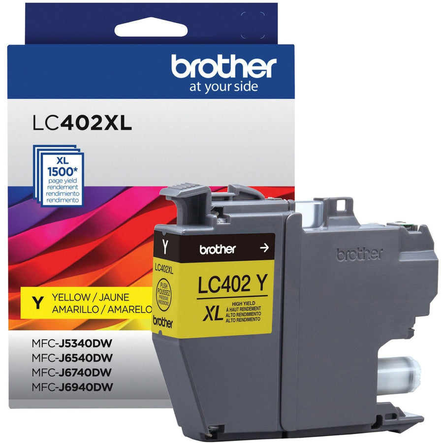 Brother LC402XL Original High (XL) Yield Inkjet Ink Cartridge - Yellow -, 20EA/CT — view 1