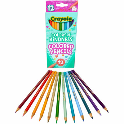 Crayola Colors of Kindness Pencils, 12 / Pack, CYO682114