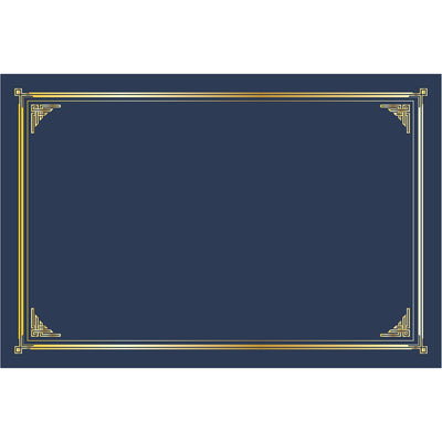 Geographics Certificate Holder, Navy Blue, 10 / Pack, GEO48761