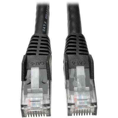 Eaton Tripp Lite series 25-ft. Cat6 Black Gigabit Patch Cord Snagless Molded, TRPN201025BK