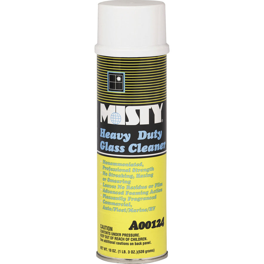 Zep MISTY Heavy Duty Glass Cleaner, White, 12 / Carton — view 1