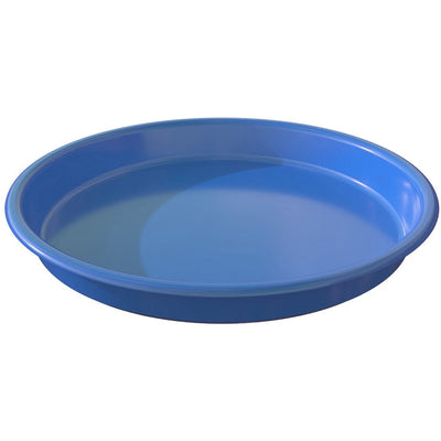 Deflecto Kids Antimicrobial Round Craft Tray, Blue, DEF39514BLU