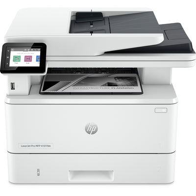 HP LaserJet Pro MFP 4101fdne Printer, 16.5" x 12.7", White, HEW2Z618E