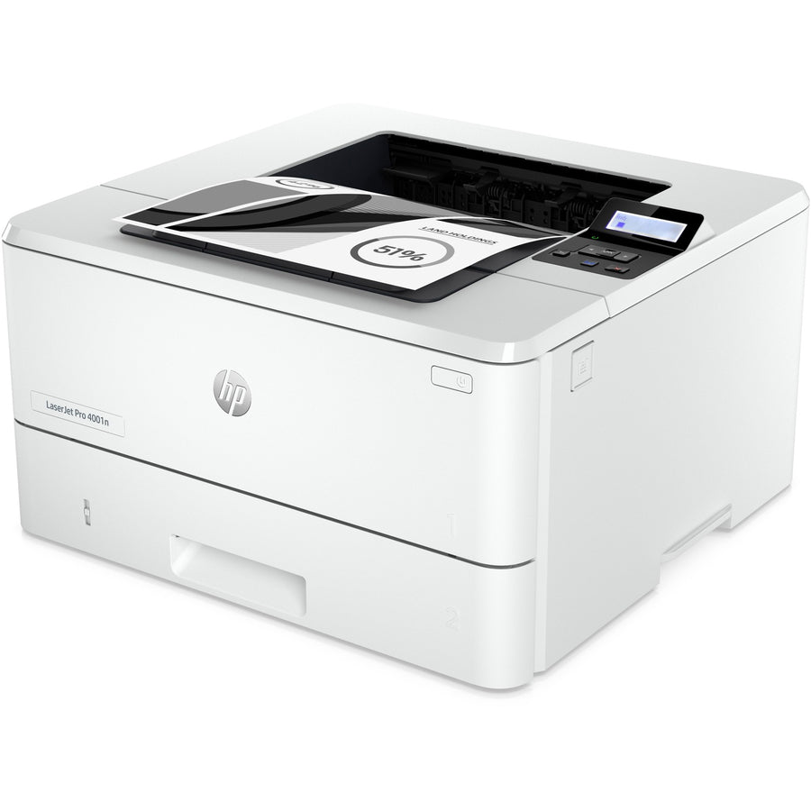 HP LaserJet Pro 4001n Printer, 15" x 8.5", White, HEW2Z599F