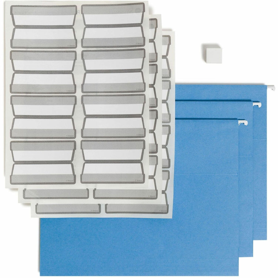 Smead Hanging File Folder with ProTab, Paperboard, 1/3, Write-on Label, 20 / Box, SMD64210