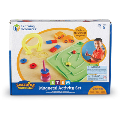 Learning Resources STEM Magnets Activity Set, Multi, LRNLER2833