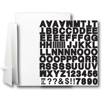 Flipside Corrugated Project Sheet Sign Kit, White, FLP32301