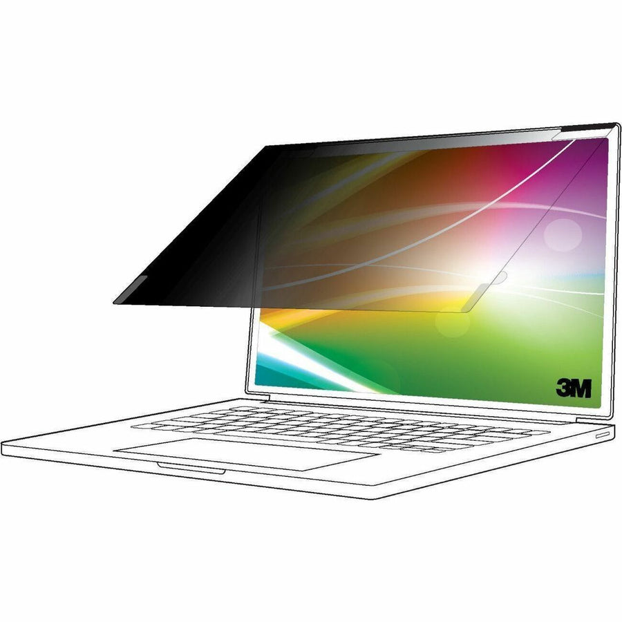 3M Bright Screen Privacy Filter for 15.6in Full Screen Laptop, 16:9, BP156W9E, 13.89" x 7.95", Matte, MMMBP156W9E