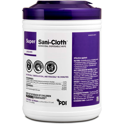 PDI Healthcare Super Sani-Cloth Germicidal Disposable Wipe, PDIQ55172