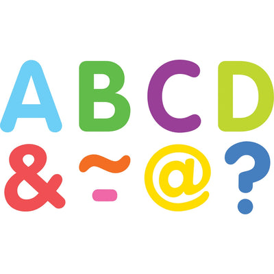 Teacher Created Resources Colorful Magnetic Letters, Multi, 1 Pack, TCR77570