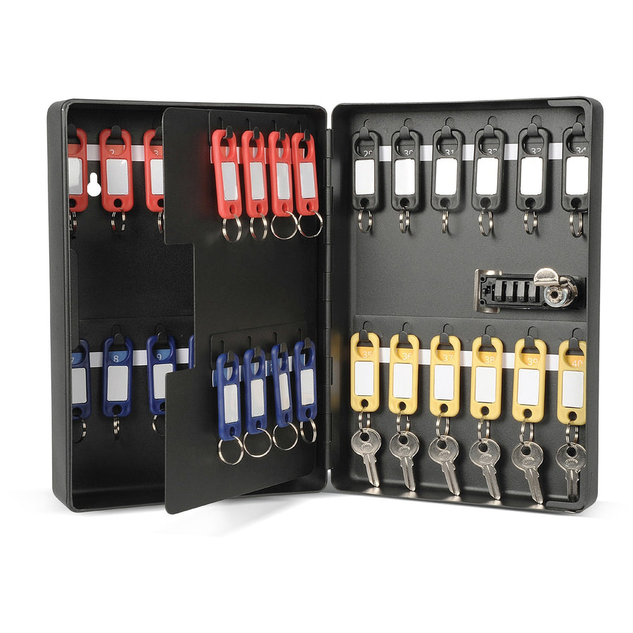 CARL Combination Key Cabinet, Black, Plastic, CUI81040
