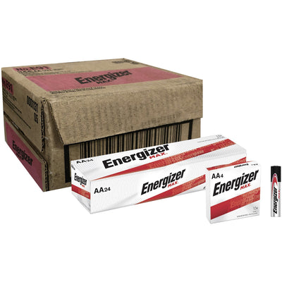 Energizer Max AA Alkaline Battery 4-Packs, Silver, 6 / Carton, EVEE91CT