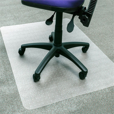 Floortex APET Rectangular for Low/Standard Pile Carpets - 36" x 48", Clear, FLRNCCMFLAG0002