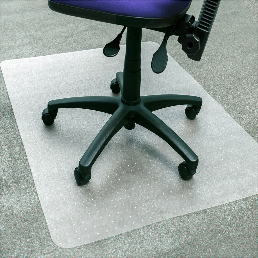 Floortex APET Rectangular for Low/Standard Pile Carpets - 36" x 48", Clear, Eco-friendly, FLRNCCMFLAG0002