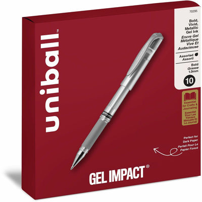 uni-ball uniball™ Gel Impact Metallic Ink Pen, 10 / Pack, UBC70295