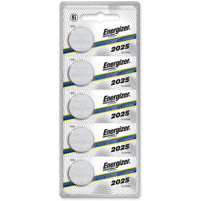 Energizer Industrial 2025 Lithium Battery 5-Packs, Silver, 20 / Box, EVEECRN2025BX