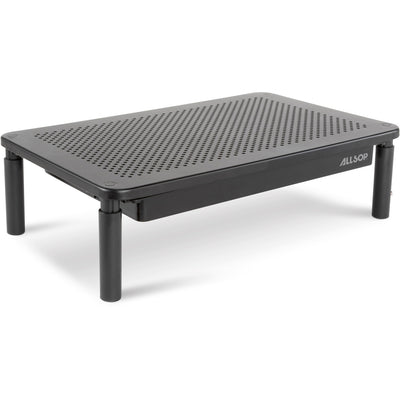 Allsop Metal Art Tri-Level Monitor Stand, Black, ASP32545